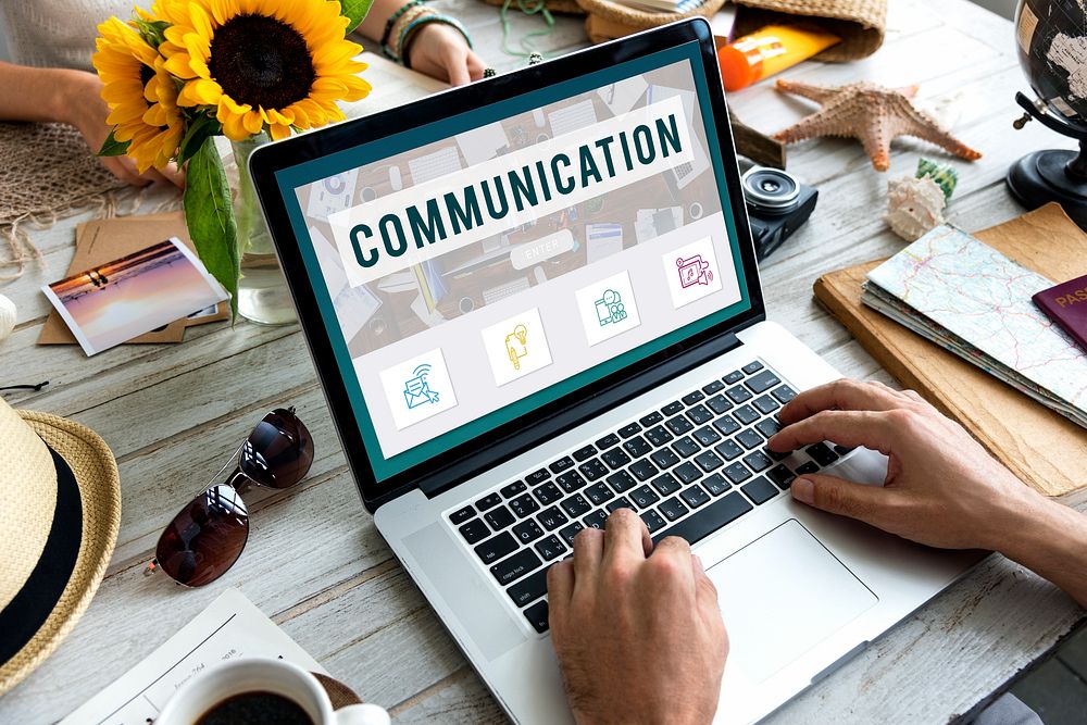 Communication Online Connection Technology Concept