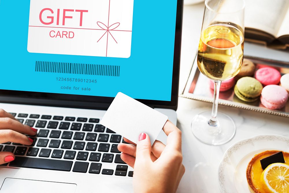 Gift Card Coupon Certificate Shopping Concept