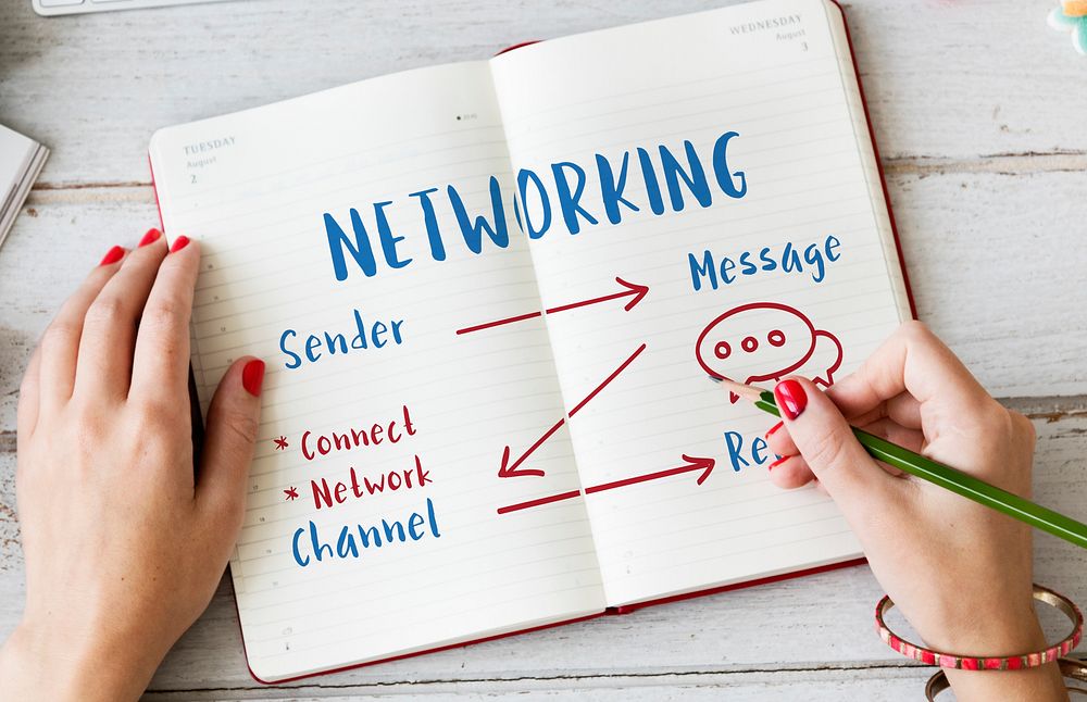 Communication Graph Networking Connection Internet Concept