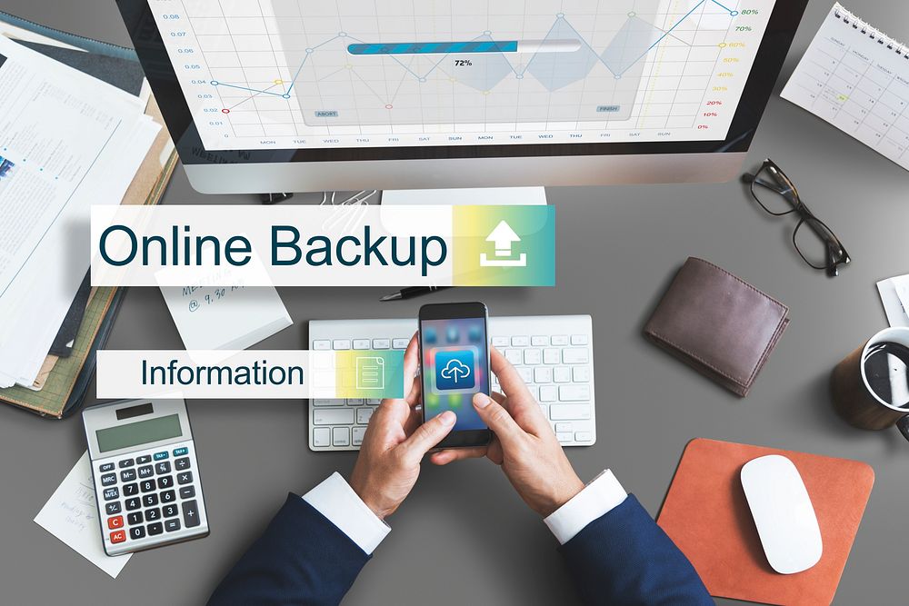 Online Backup Storage Transfer Concept