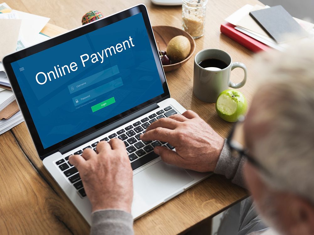 Online Payment Internet Banking Technology Concept