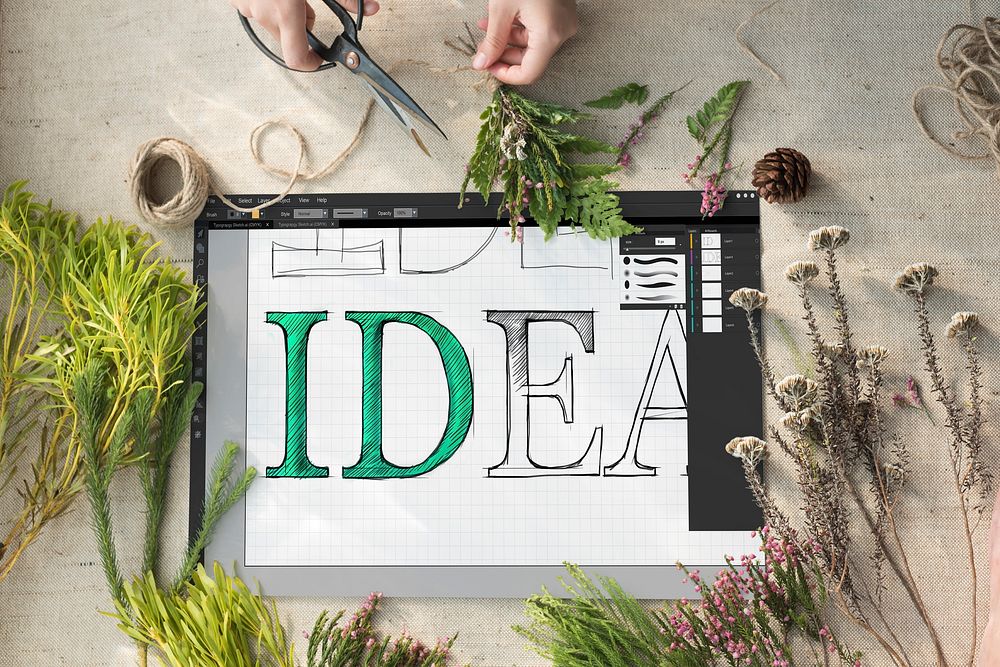 Fresh Ideas Creative Think Design Concept