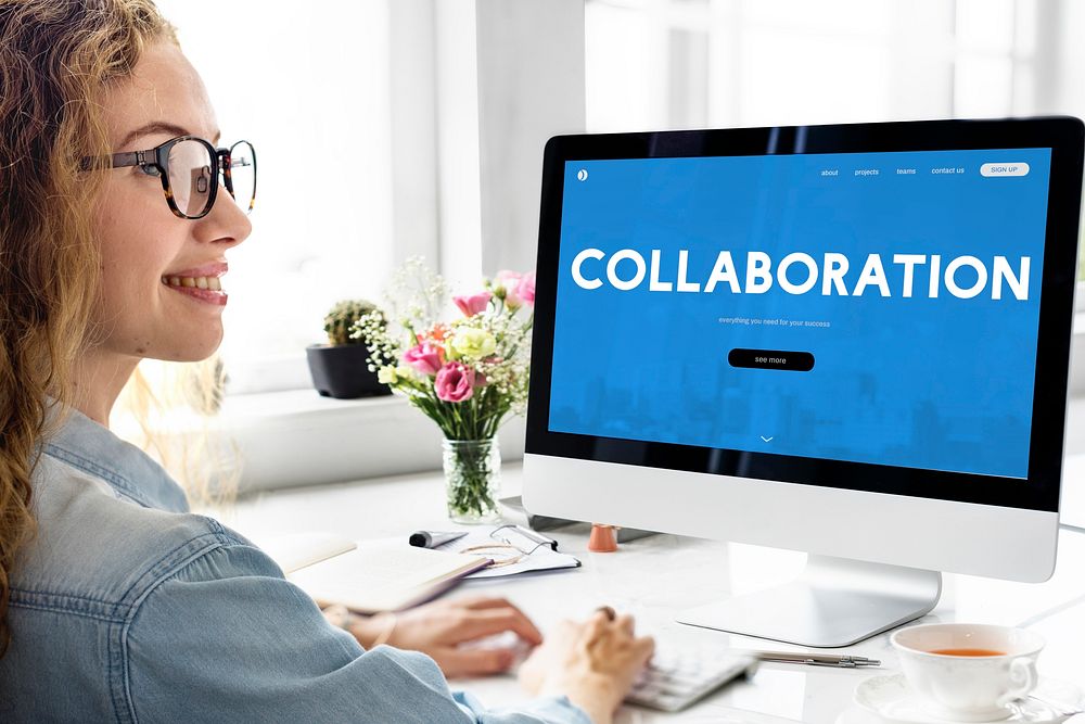 Collaboration Corporate Business Word