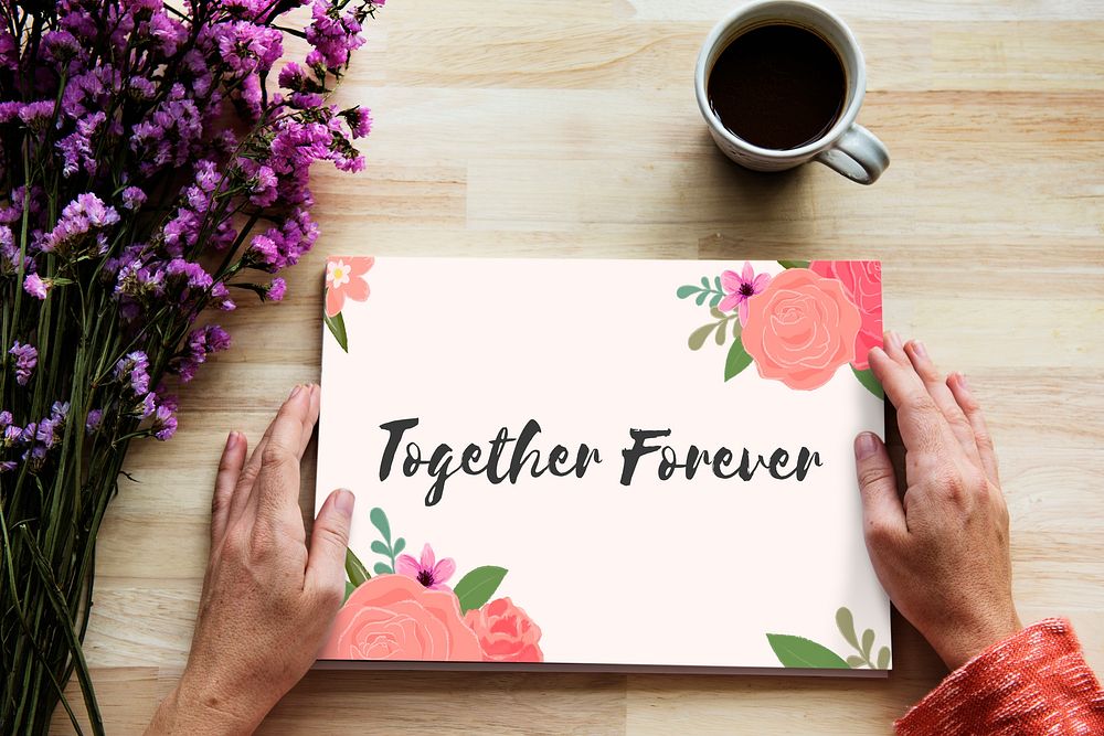 Together Forever Love Letter Message Words Graphic