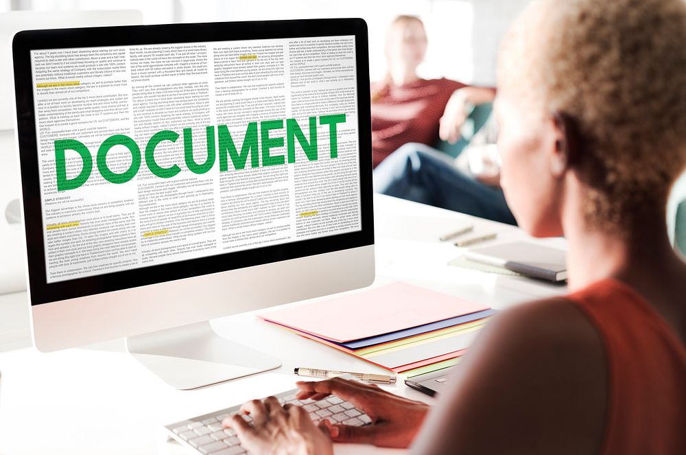 Document Forms Administrative Letters Notes Concept