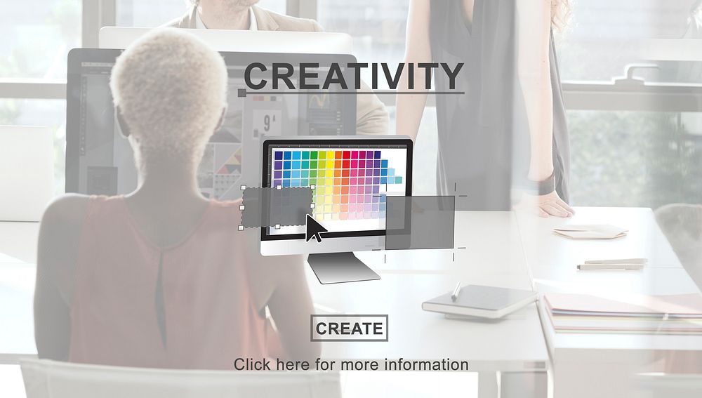 Creative Process Ideas Graphic Design Layout Concept