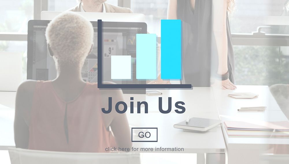Join Us Recruitment Online Technology Website Concept