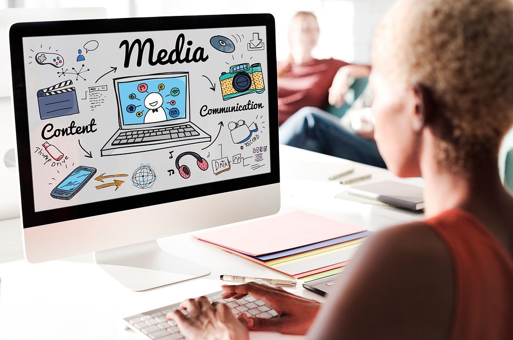 Media Multimedia Social Media Online Concept