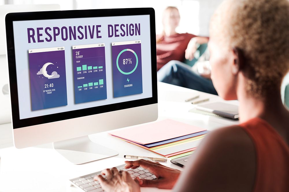 Responsive Design Programming Application Development Concept