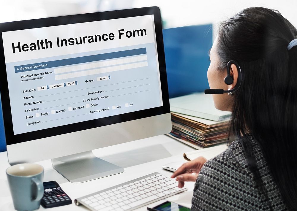Health Insurance Healthcare Form Concept