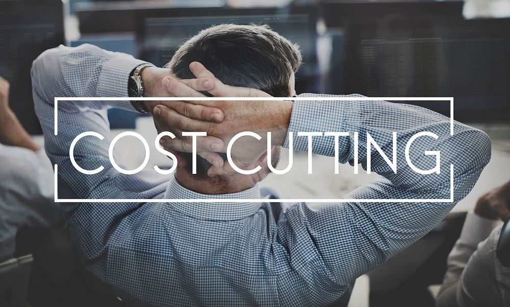 Cost Cutting Budget Bookkeeping Debt Expenditures Concept