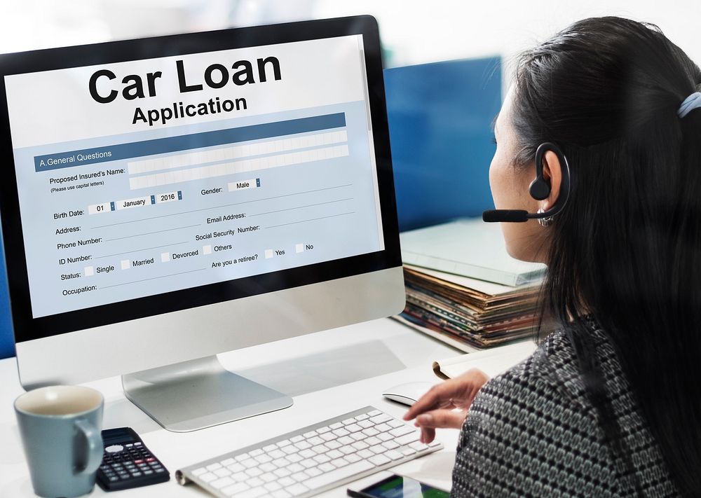 Car Loan Finance Application Money Concept