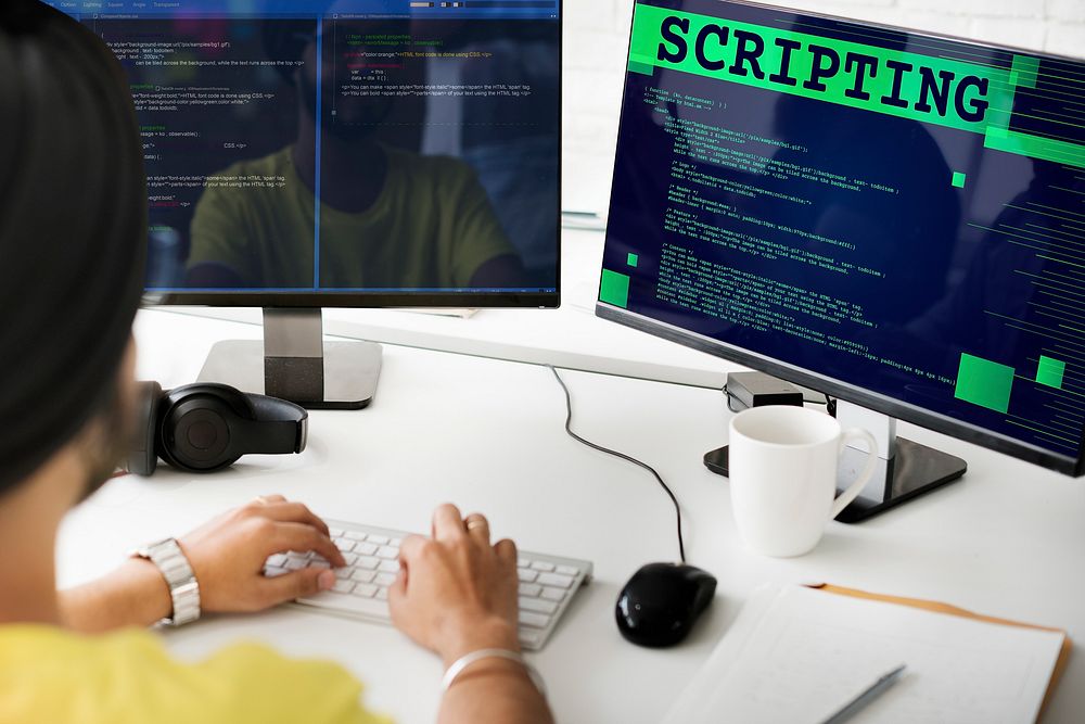 Scripting Computer Language Code Programming Developer Technology Concept