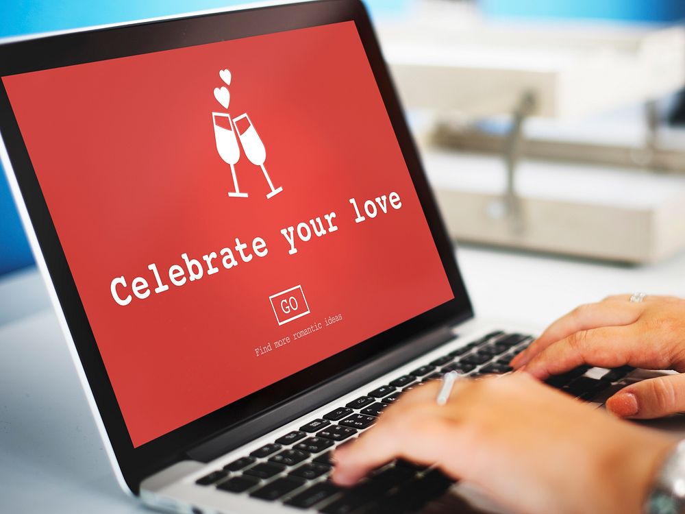 Celebrate Your Love Valentine's Day Romance Concept