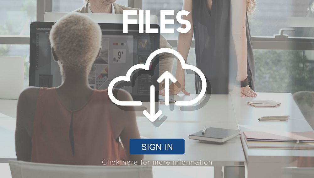 Files Documents Digital Assets Online Website Concept