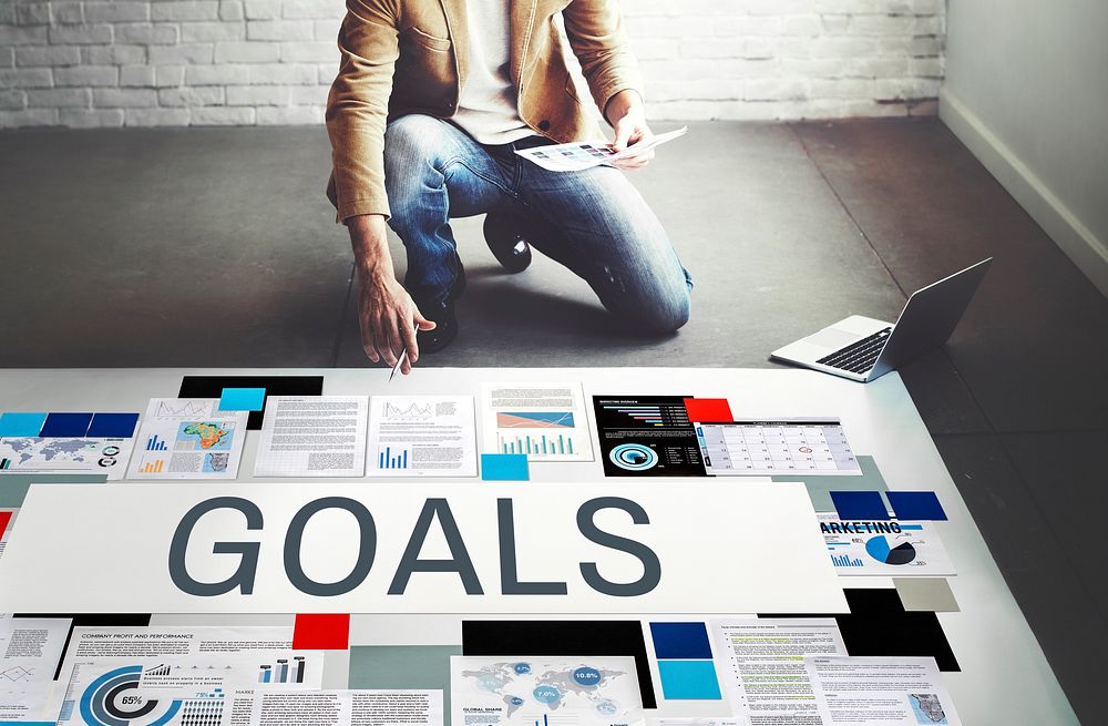 Goals Inspiration Target Motivation Mission Aim Concept