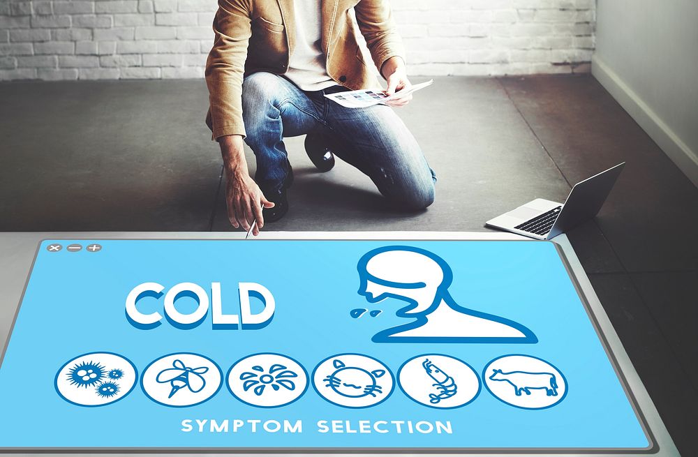 Cold Allergy Disorder Sickness Healthcare Concept