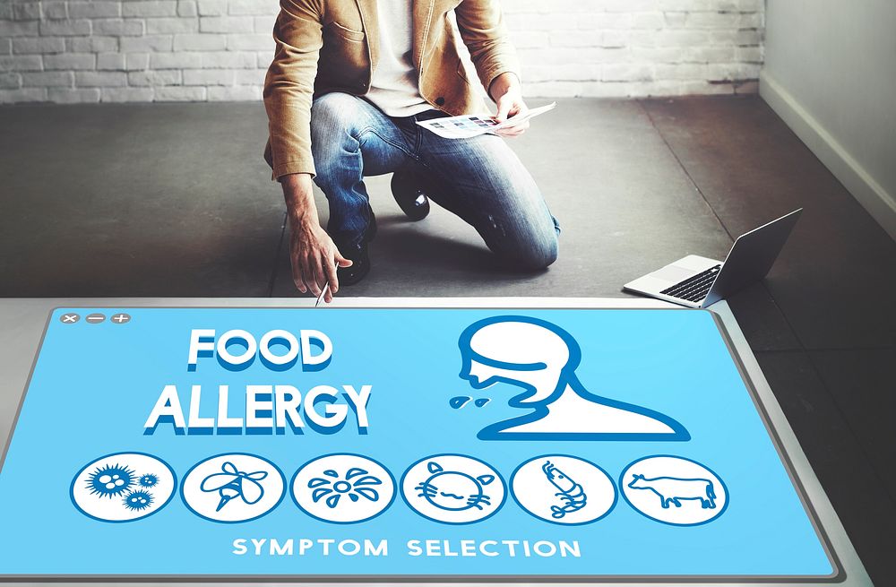 Food Allergy Disorder Sickness Healthcare Concept