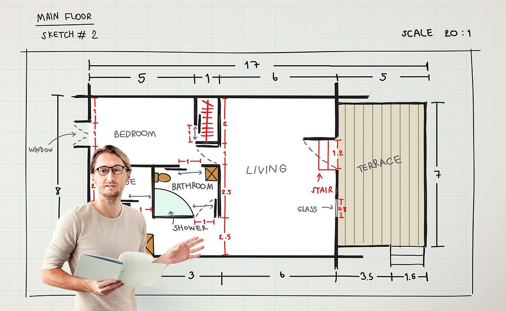 Blueprint Architecture Interior Design Structure Development Concept