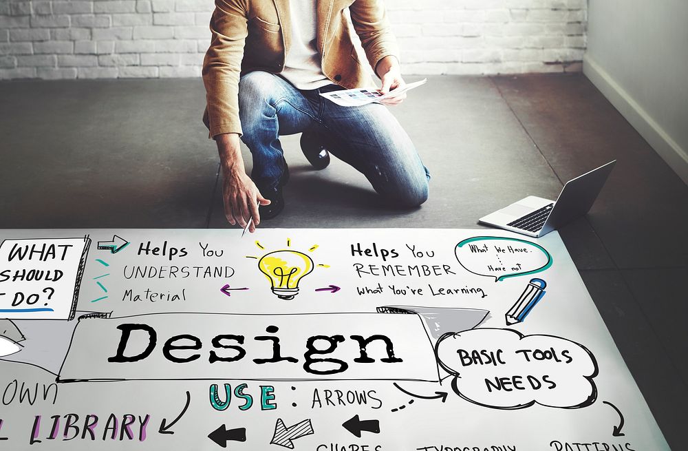 Design Graphic Creative Ideas Objective Planning Concept