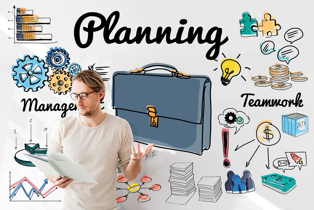 Planning Ideas Teamwork Strategy Business Concept