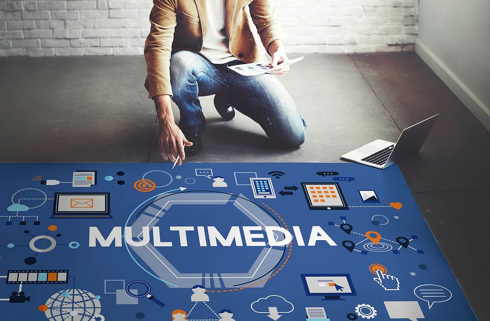 Multimedia Entertainment Channels Audio Content Concept