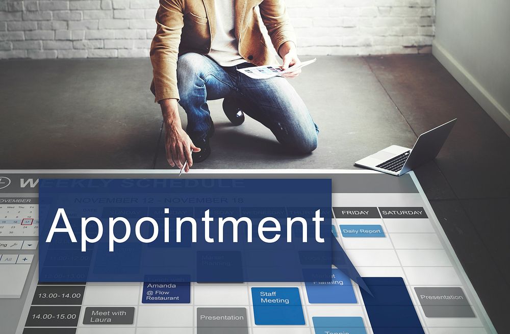 Appointment Activity Schedule Calendar Meeting Concept