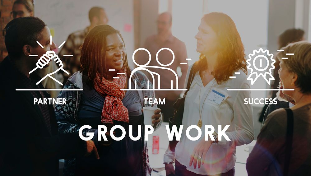Group Team Work Organization Concept