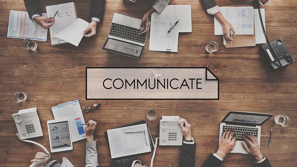 Communicate Connect Conversation Discussion Concept