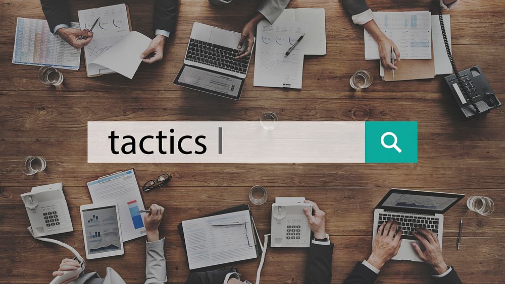 Tactics Strategy Planning Tactical Organizatioin Concept