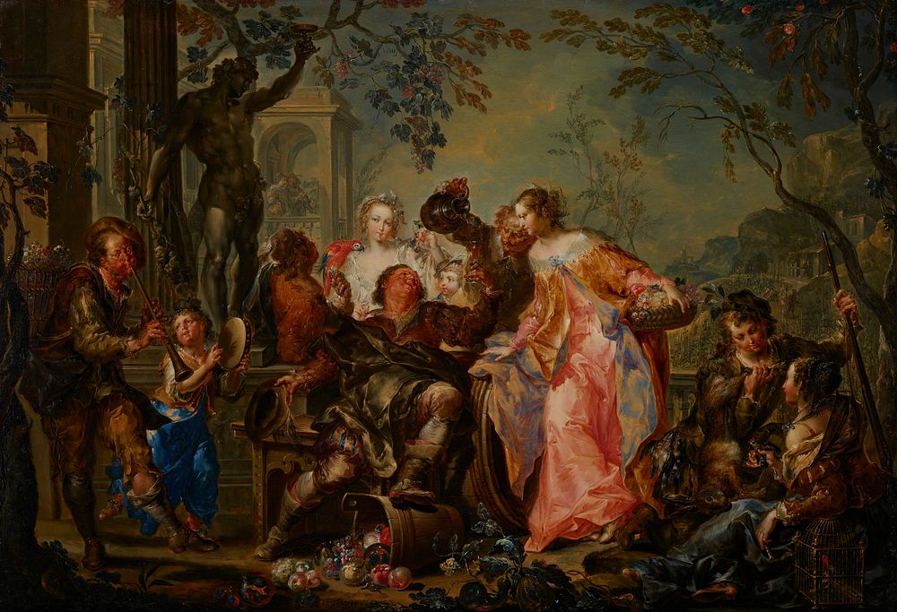 Allegory. Rococo.. Original from the Minneapolis Institute of Art.