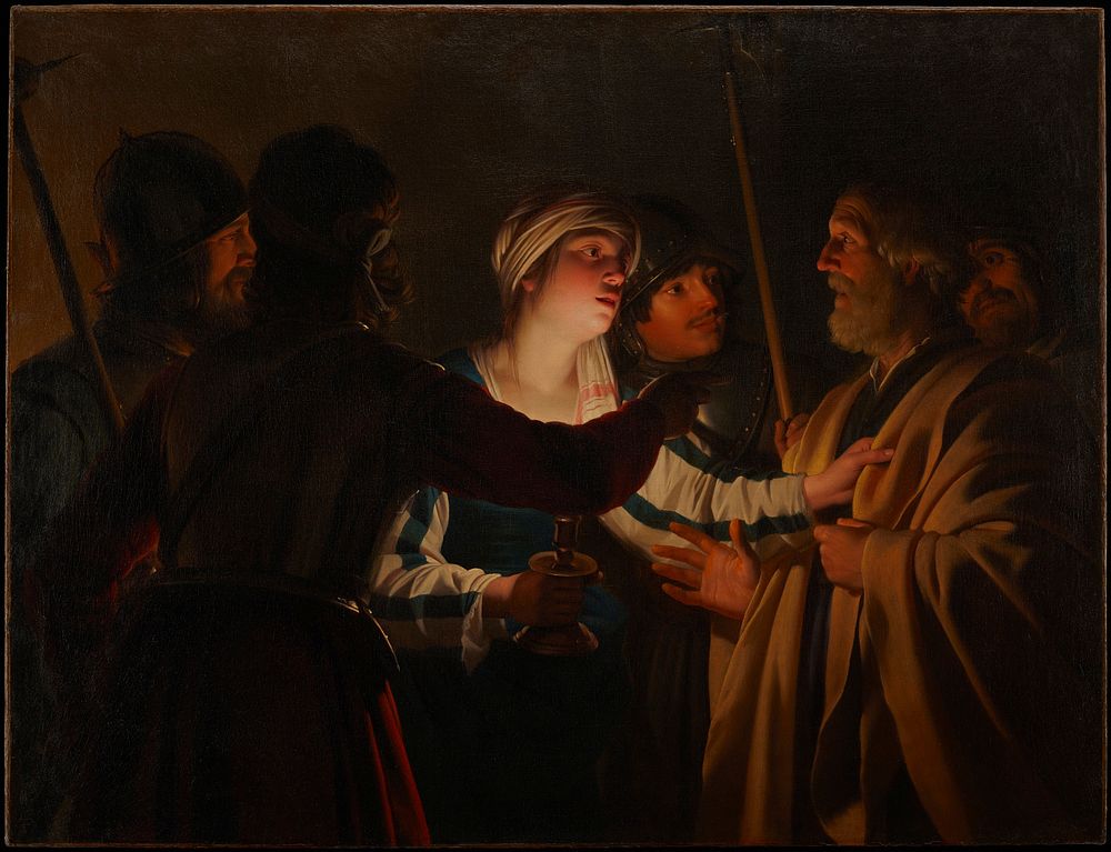 The Denial of St. Peter. Original from the Minneapolis Institute of Art.