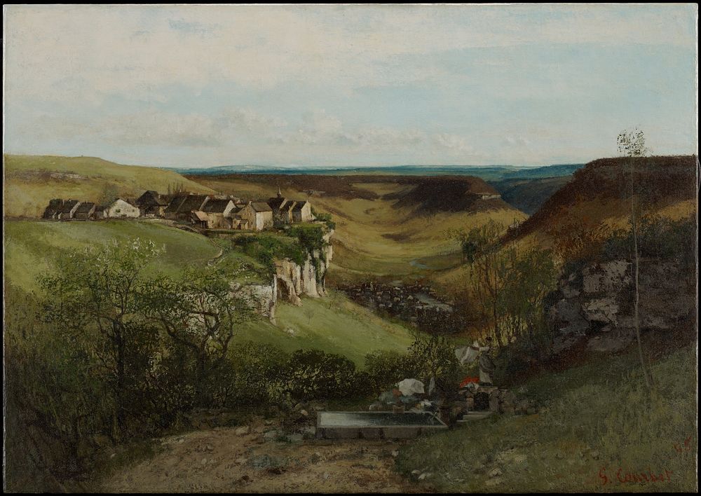 Ch&acirc;teau d&rsquo;Ornans by Gustave Courbet. Original from the Minneapolis Institute of Art.