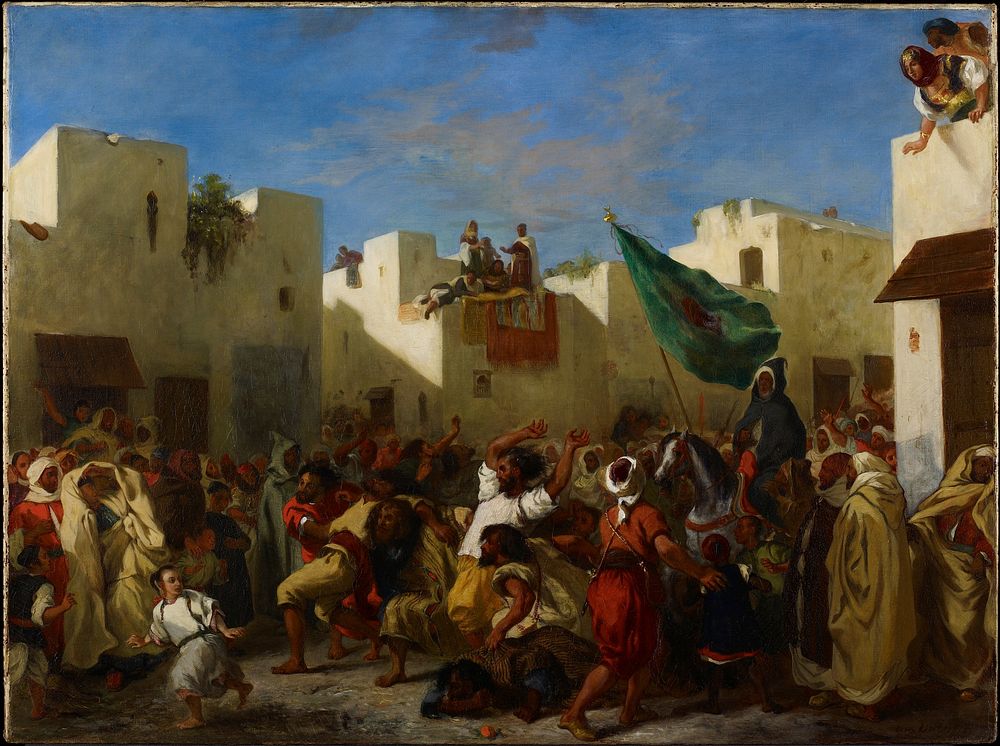 Convulsionists of Tangier by Eugène Delacroix. Original from the Minneapolis Institute of Art.