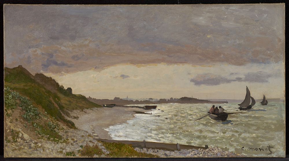 Impressionist. Landscape with coast.. Original from the Minneapolis Institute of Art.