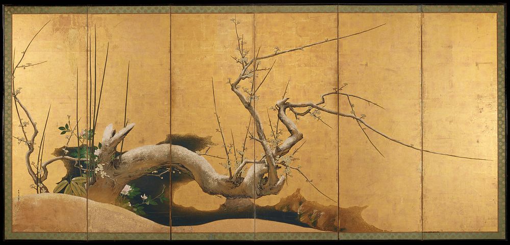 Plum Tree [left of a pair of Plum Trees]. Original from the Minneapolis Institute of Art.