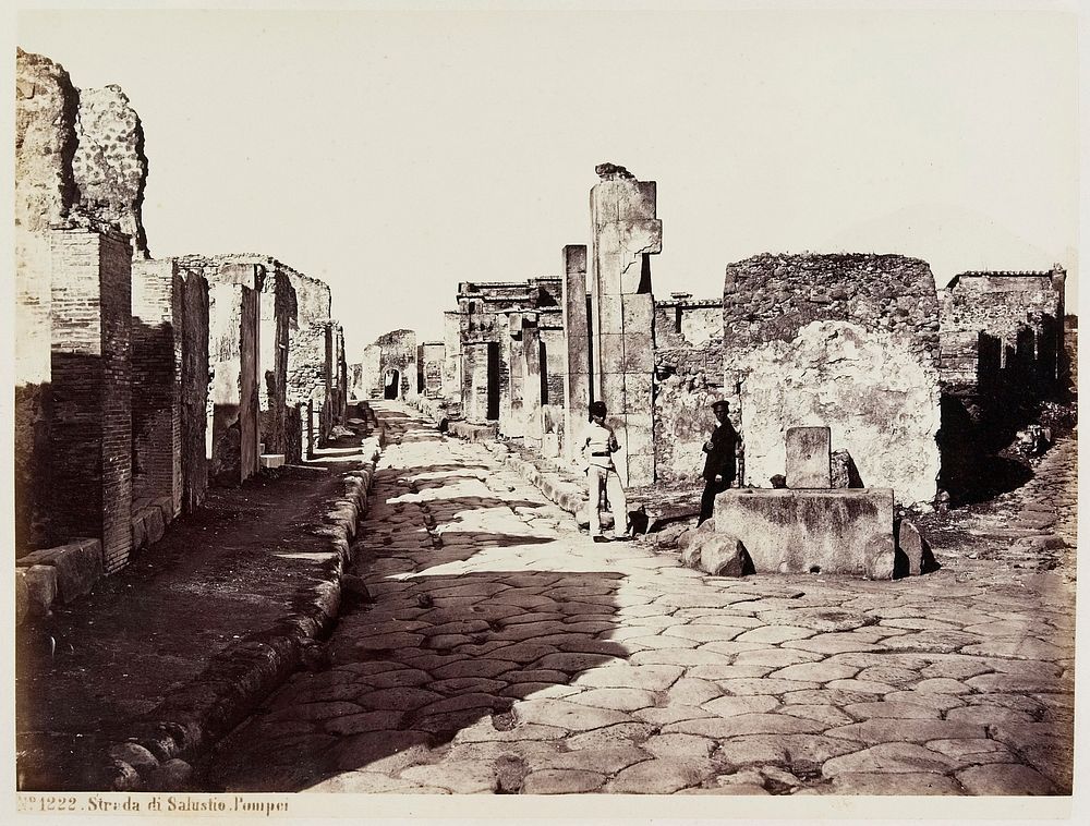 Strada di Salustio, Pompei. Original from the Minneapolis Institute of Art.
