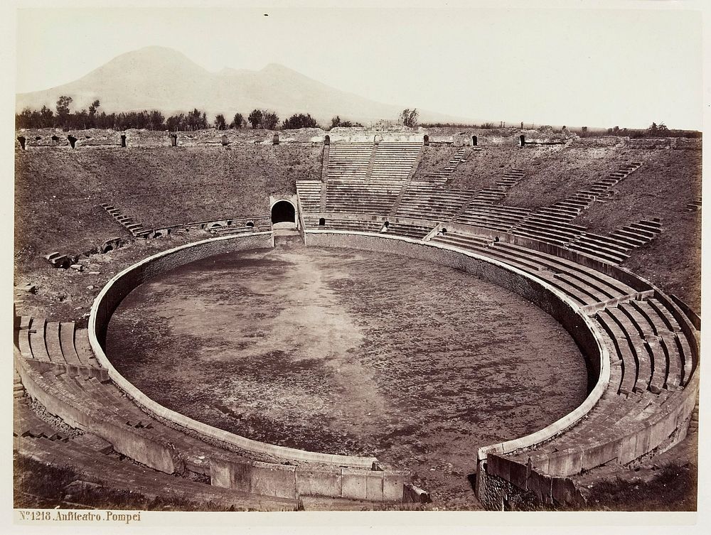 Anfiteatro, Pompei. Original from the Minneapolis Institute of Art.