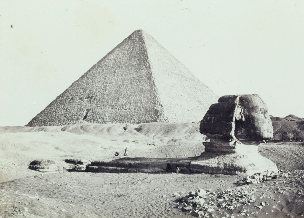 The Sphynx and Great Pyramid, Geezah. Original from the Minneapolis Institute of Art.