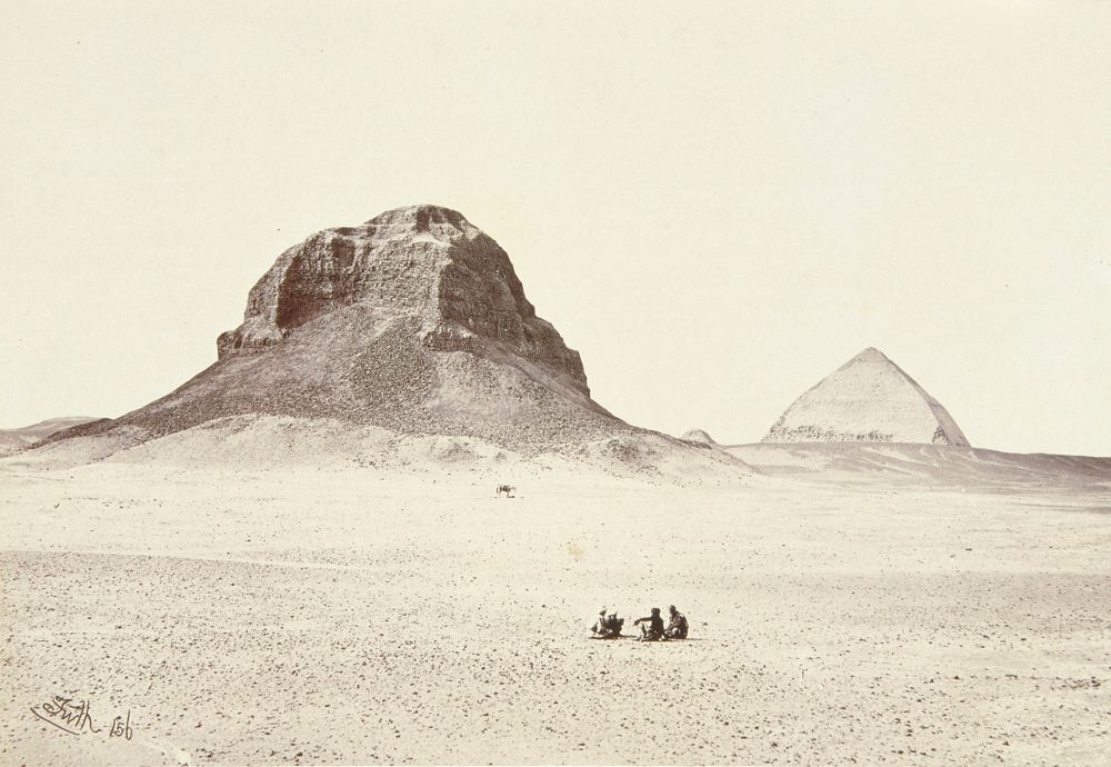 The Pyramids of Dahshoor, From the East. Original from the Minneapolis Institute of Art.