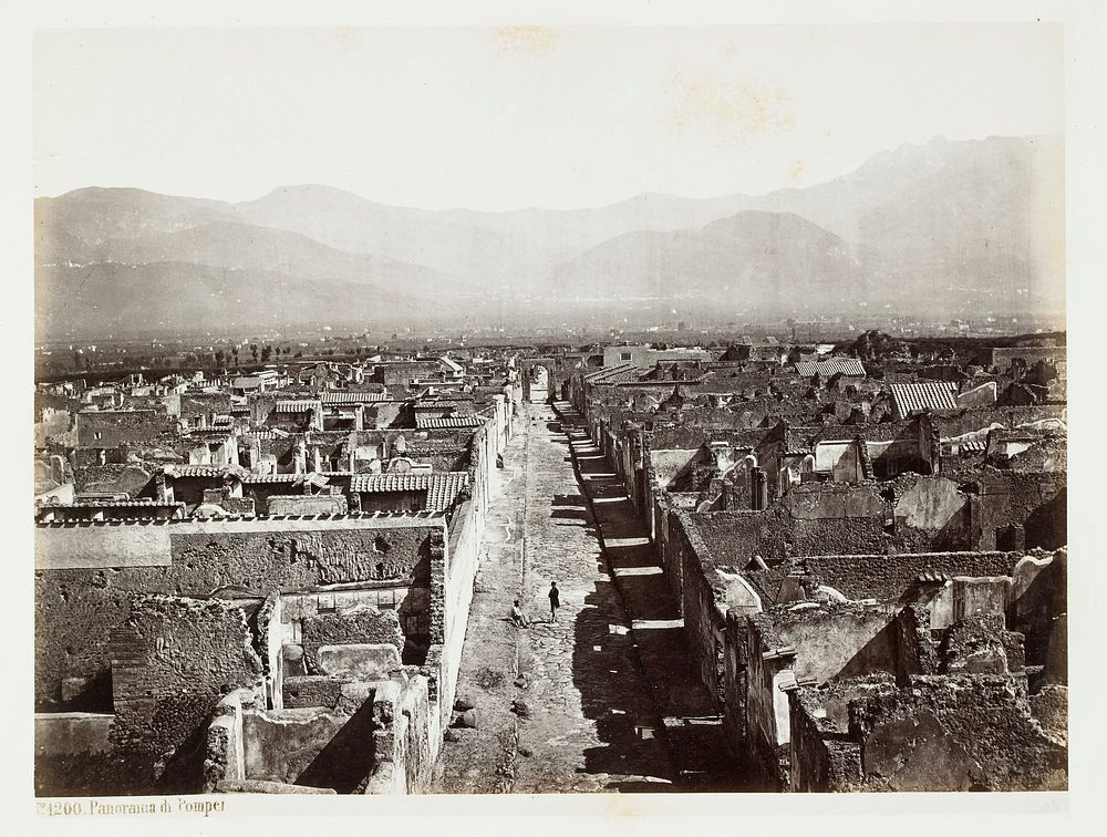 Panorama di Pompei. Original from the Minneapolis Institute of Art.