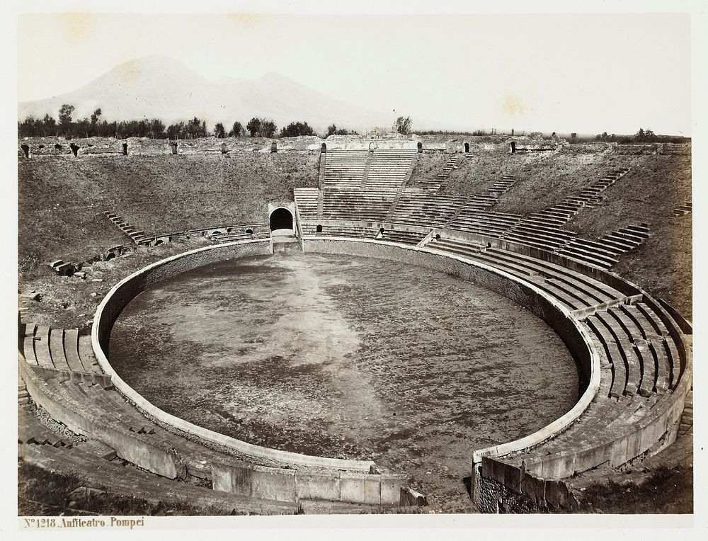 Anfiteatro, Pompei. Original from the Minneapolis Institute of Art.