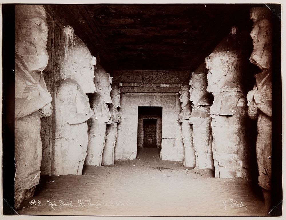 Abu Simbel, Grande Temple, Intérieur de la Salle. Original from the Minneapolis Institute of Art.