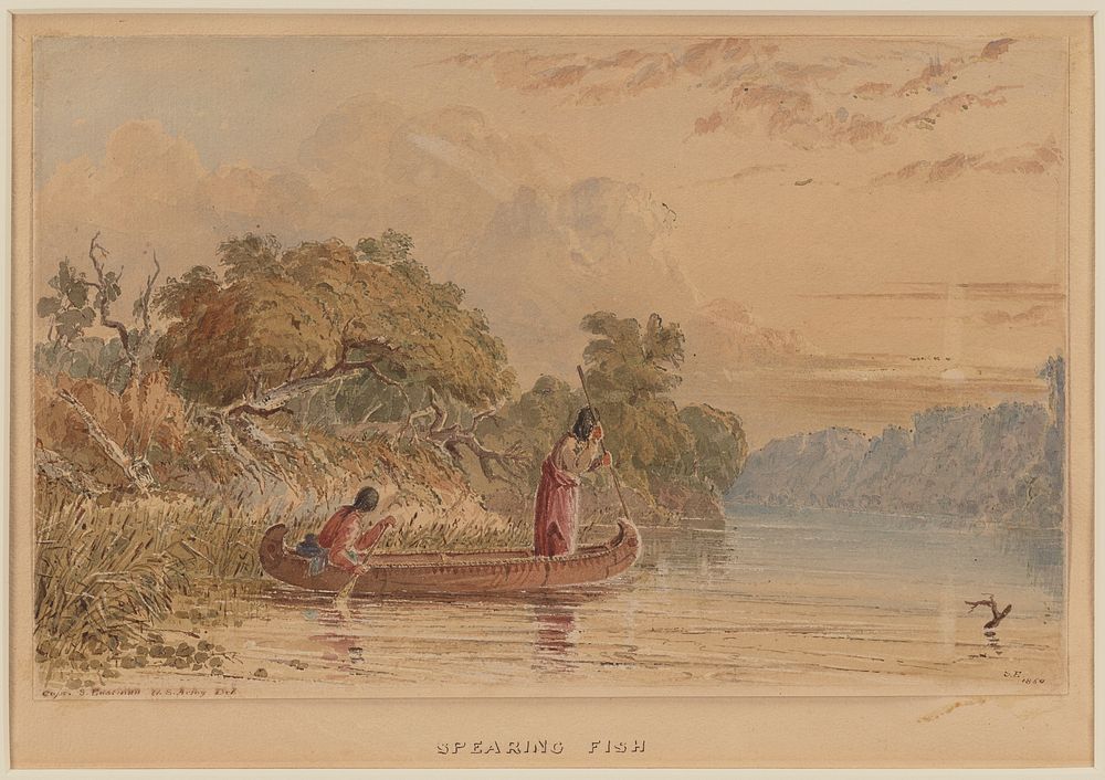 Spearing Fish. Original from the Minneapolis Institute of Art.