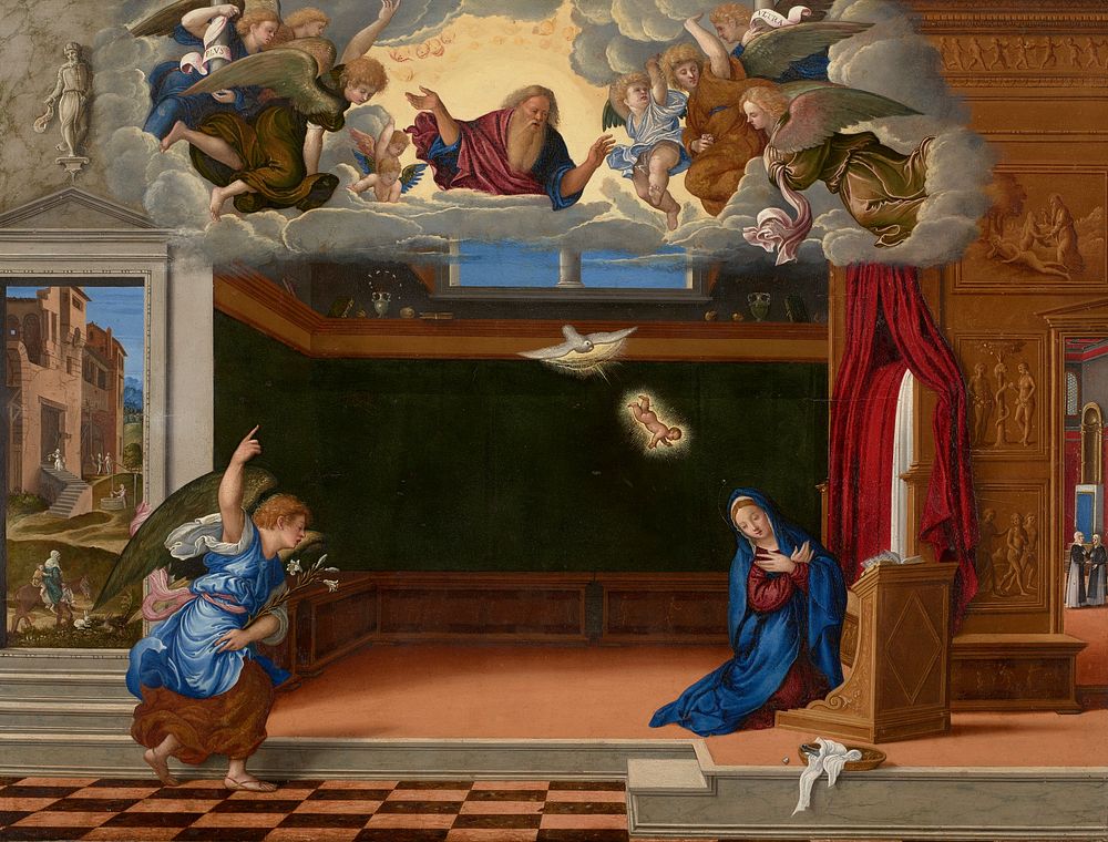 Religion: New Testament Annunciation. Original from the Minneapolis Institute of Art.