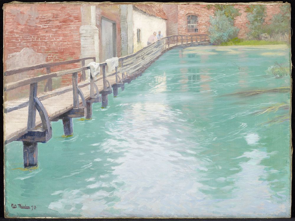 The Mills at Montreuil-sur-Mer, Normandy. Original from the Minneapolis Institute of Art.