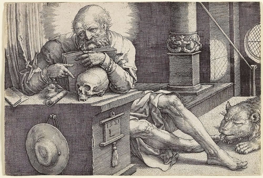 Saint Jerome in His Study. Original from the Minneapolis Institute of Art.