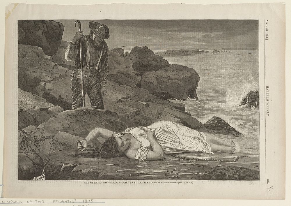 The Wreck of the "Atlantic" Cast up by the Sea. Original from the Minneapolis Institute of Art.