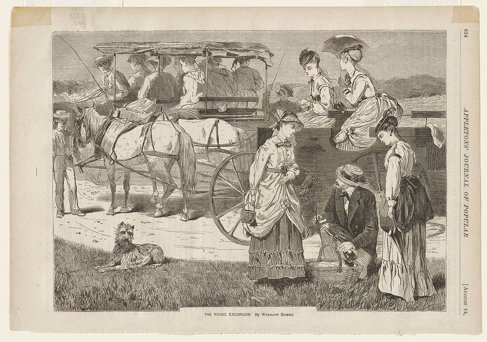 Picnic Excursion. Original Minneapolis Institute Free Photo rawpixel