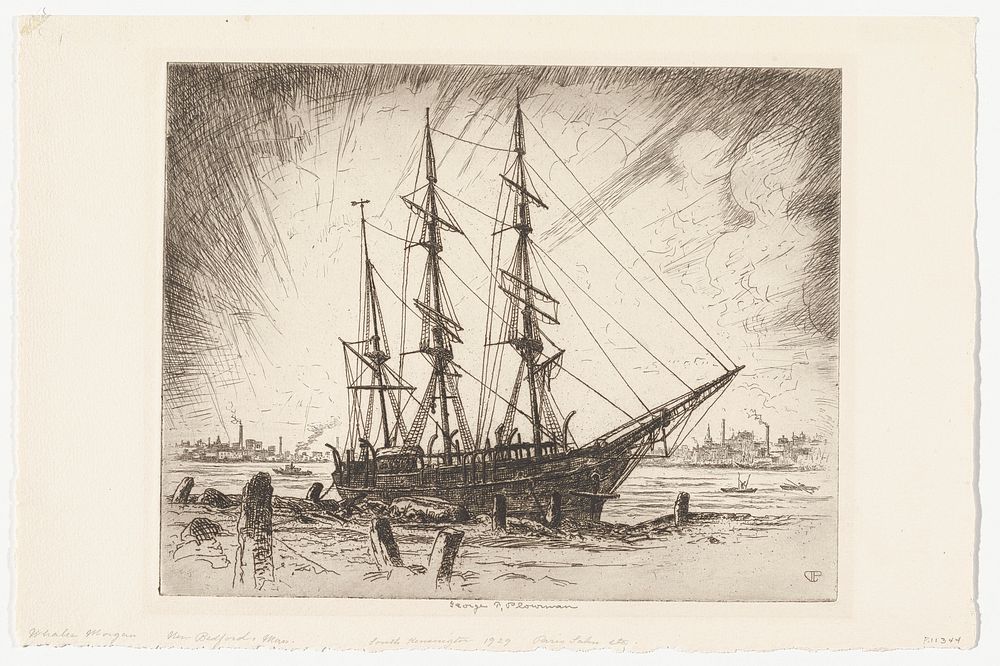 Whaler Morgan, New Bedford, Mass. Original from the Minneapolis Institute of Art.